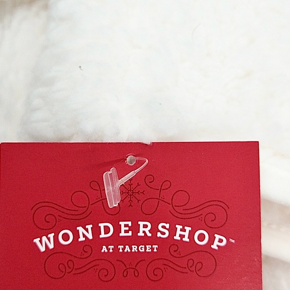 82. Wondershop Women’s NWT 2X Faux Shearling Half Zip Pullover, White - Picture 12 of 15